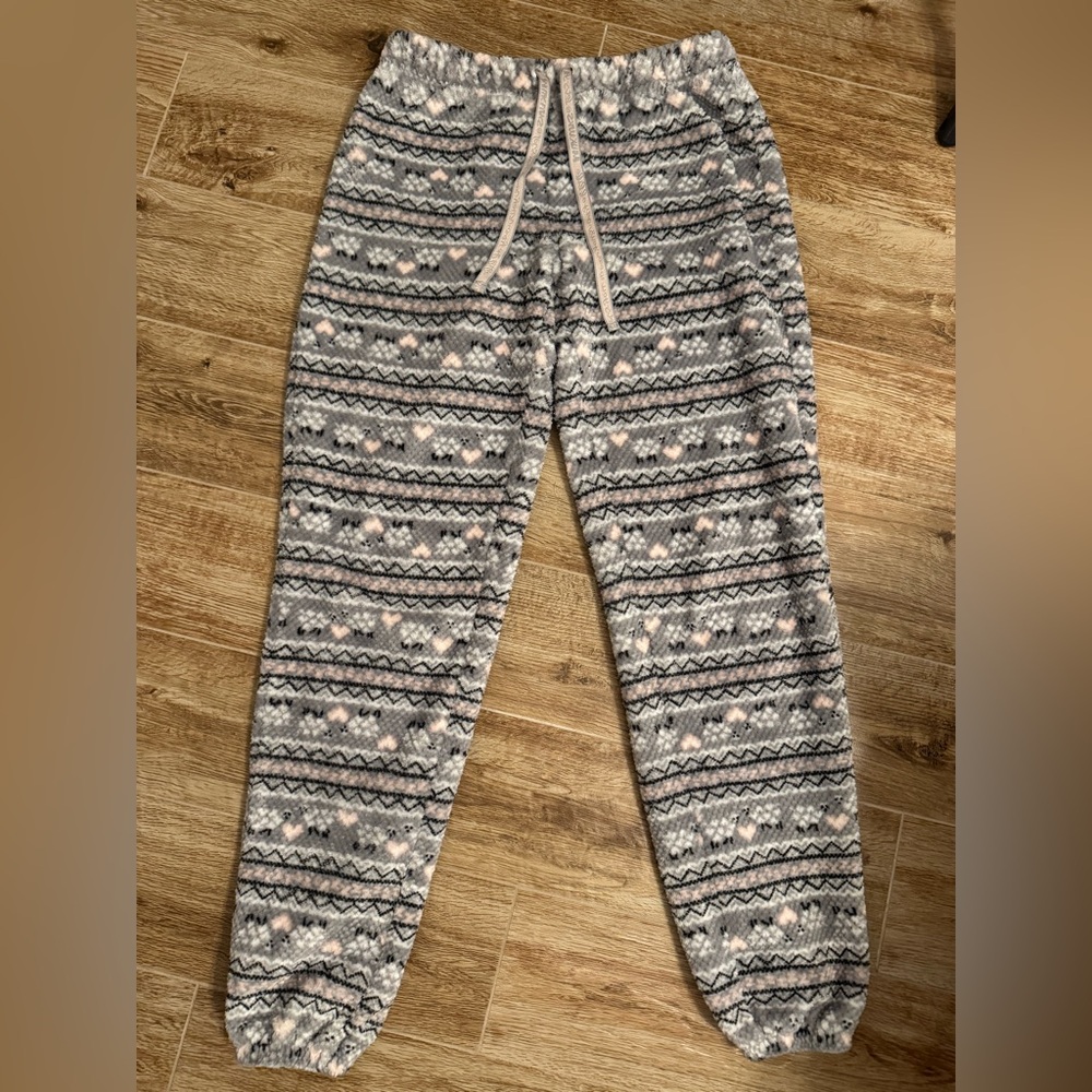 Cozy Patterned Joggers
